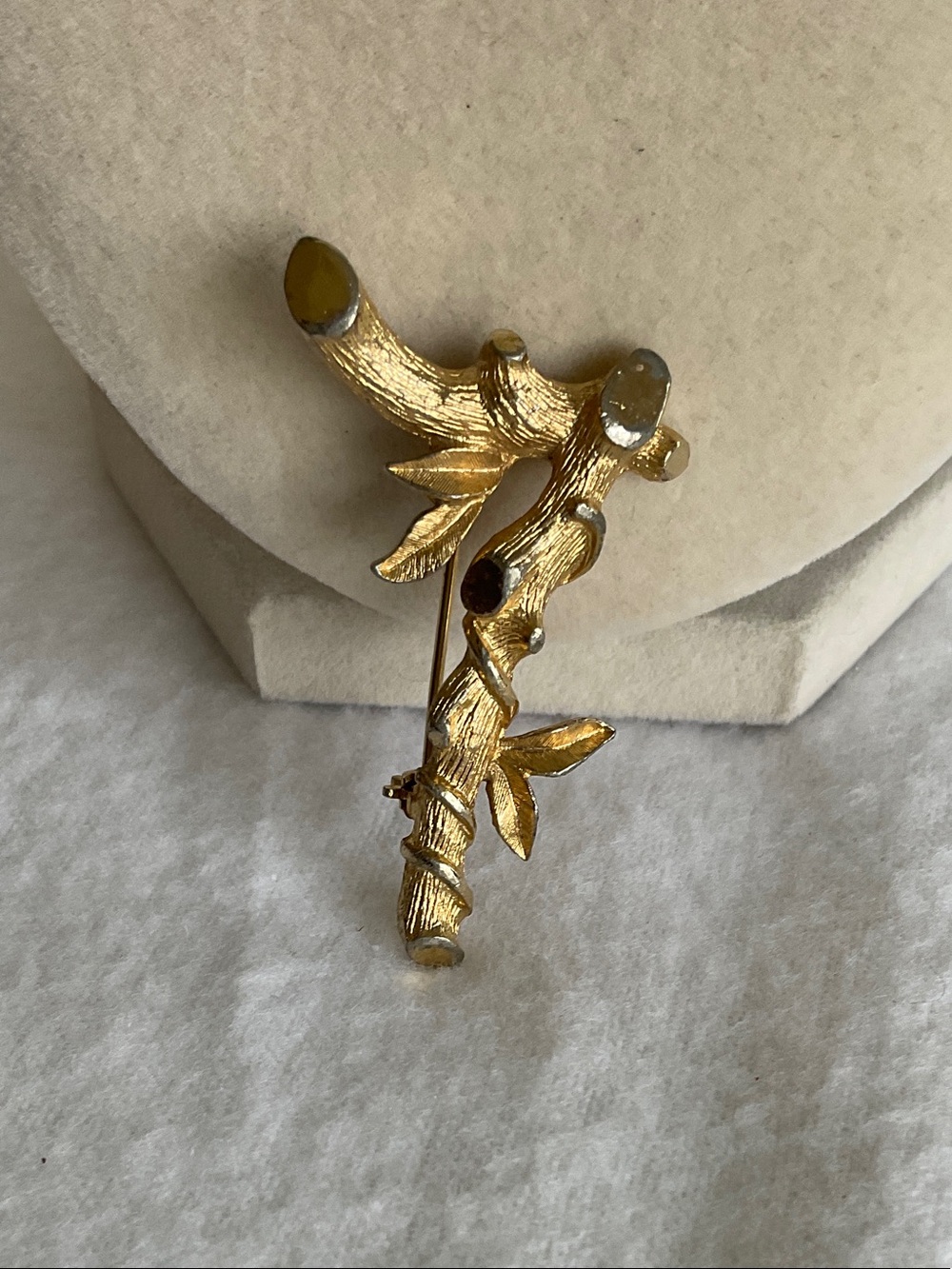 Sarah Coventry Gold Tone Branch Brooch
